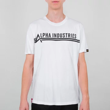 Alpha Industries T - white/black