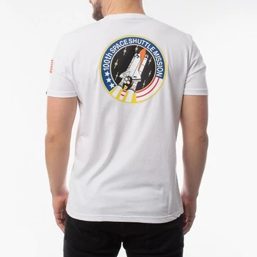 SPACE SHUTTLE T - white