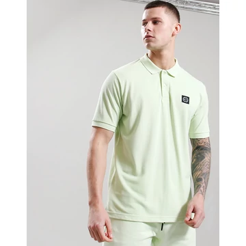 Embroidered Siren Polo Shirt - lime