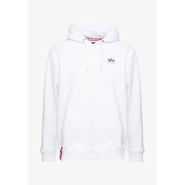 Basic Hoody Small Logo - white