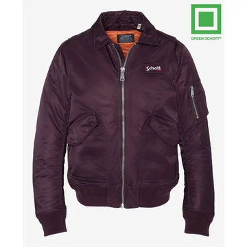 Recycled Nylon CWU Bomber - dark burgundy