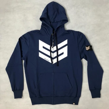 Commander Zip Hoody - navy