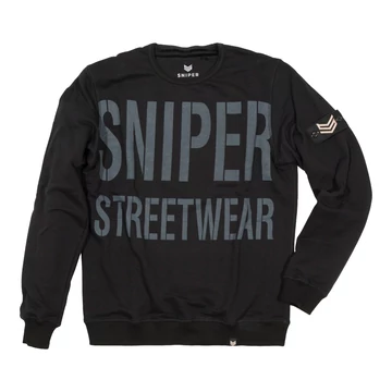 All Over Crew Neck - black