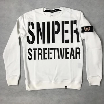 All Over Crew Neck - white