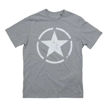 Star T - greyheather/white