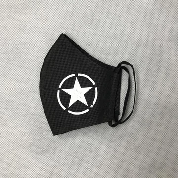 Star Facemask - black