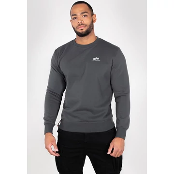 Basic Sweater Small Logo - greyblack