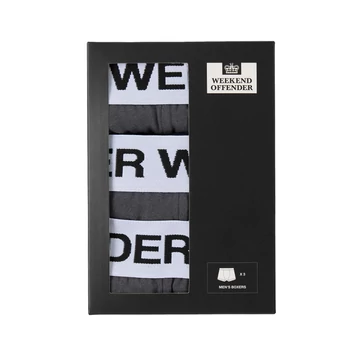 Boxer Shorts Pack Of 3 - dark charcoal