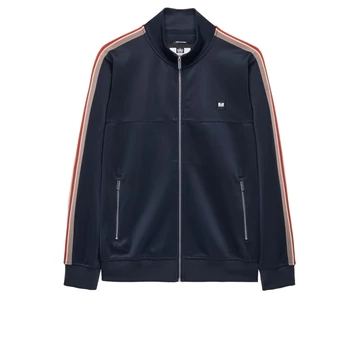Sainz Tricot Tape Track Top - navy