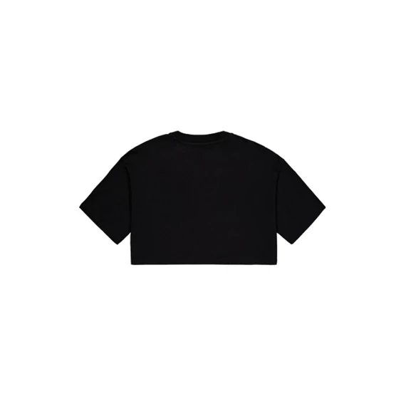 Basic Big Logo Cropped PP T-Shirt Women - black