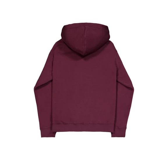 Basic Hoodie Small Logo - dark cherry
