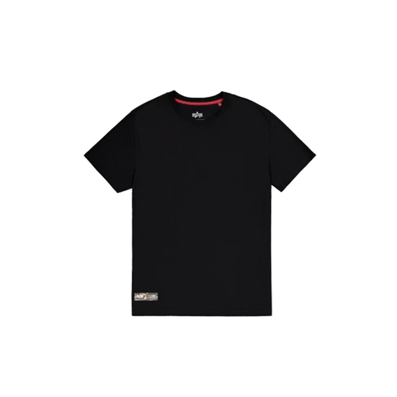 Camo Label Backprint T-Shirt - black
