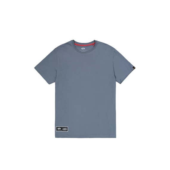 Label Backprint T-Shirt - denim blue