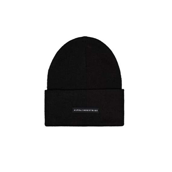 rubber-logo-beanie-black