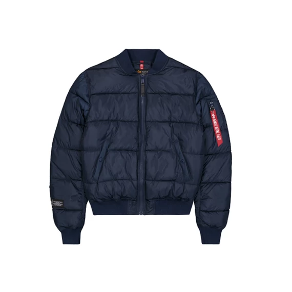 MA-1 Logo Puffer Winter Jacket - ultra navy