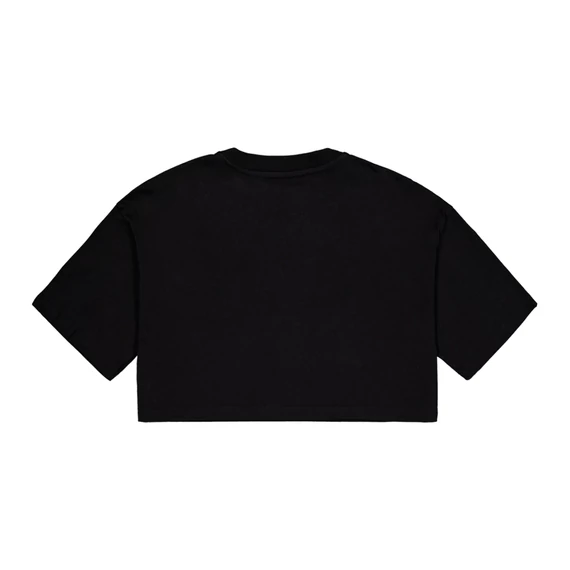 Basic Small Logo Cropped PP T-Shirt Women - black
