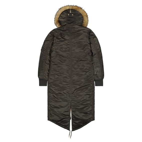 Long Fishtail Woman - black olive