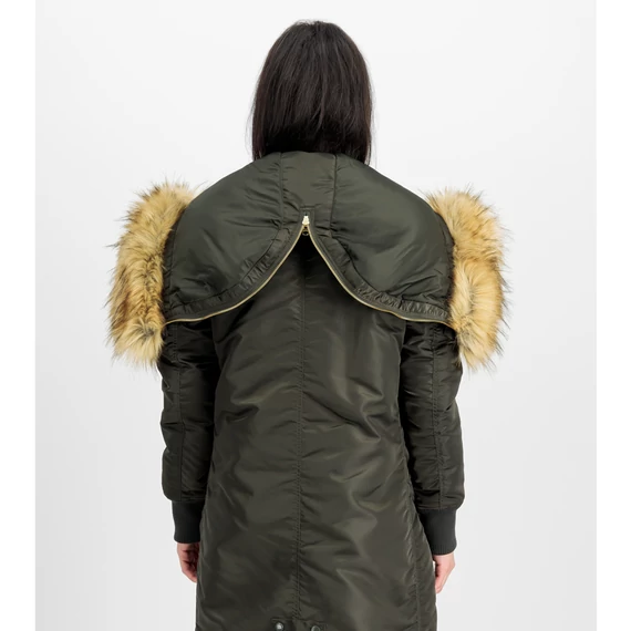 Long Fishtail Woman - black olive