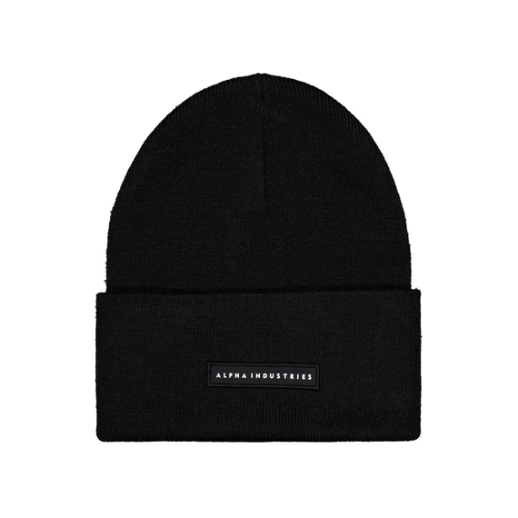 rubber-logo-beanie-black