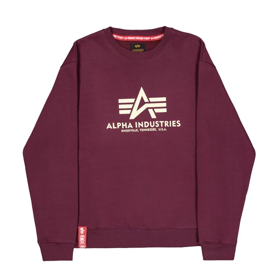 alpha-industries-basic-sweater-dark-cherry
