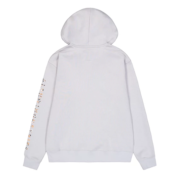 Camo Sleeve Hoodie - pastel grey