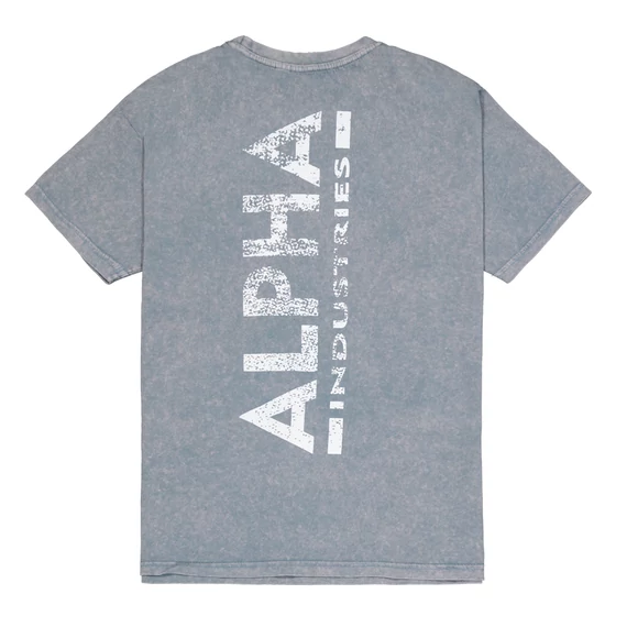 Vintage Backprint T-Shirt - denim blue