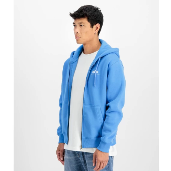 Basic Zip Hoodie SL - mediteranian blue