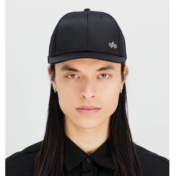 Metal Label Cap - black