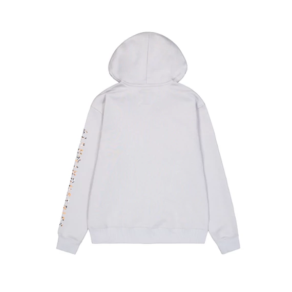 Camo Sleeve Hoodie - pastel grey