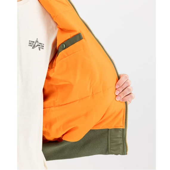 MA-1 Peace Bomber Jacket - sage green