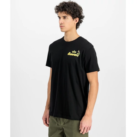 Pearl Harbor Back Print T-Shirt - black