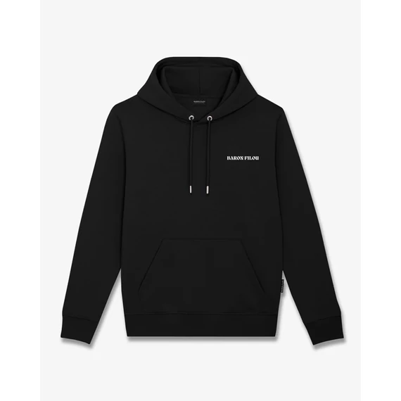 FW25 Hoodie Oval Backprint Filou CLI. - Black