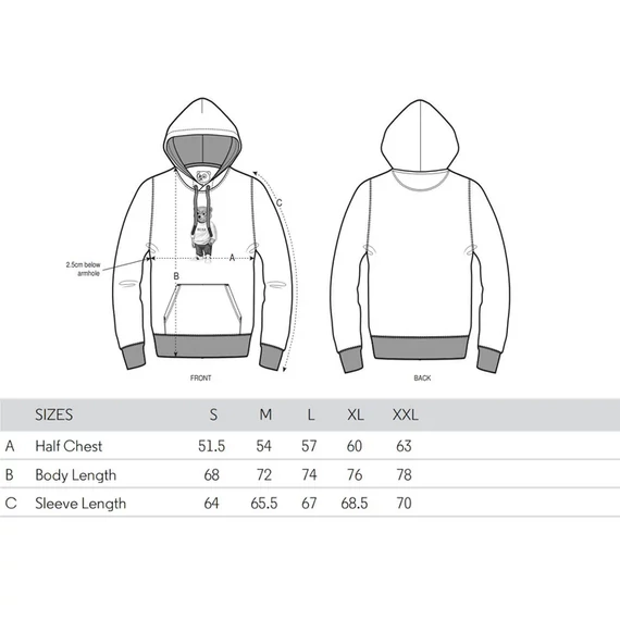 Organic Summer Hoodie Filou IX. - Black