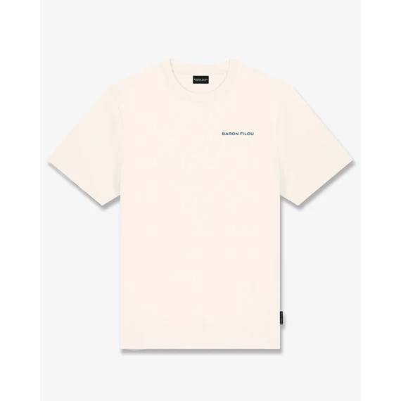 SS25 Oversized Backprint T-Shirt, Filou CXIII. MYKONOS - Pearl white