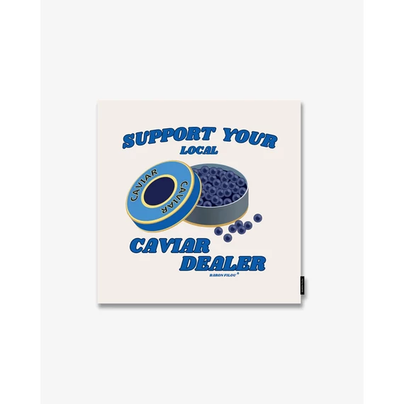 SS26 Print Pillow Cover LOBSTER GANG / CAVIAR DEALER