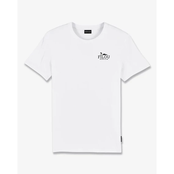SS25 Backprint T-Shirt, Greek-Framed Filou CXIV. - White