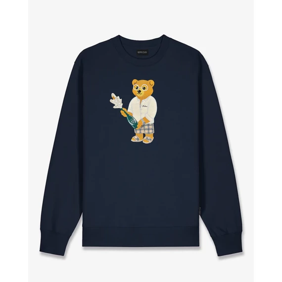 SS25 Embroidered Pullover Filou CXIV. - Navy blue