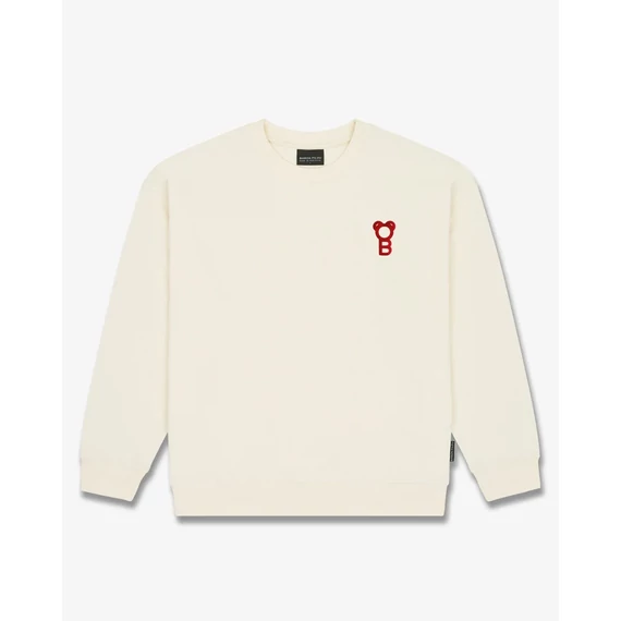 Signature Oversized Pullover - Off-White
