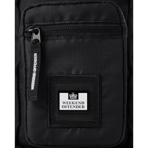 Small Crossbody Bag - black ripstop