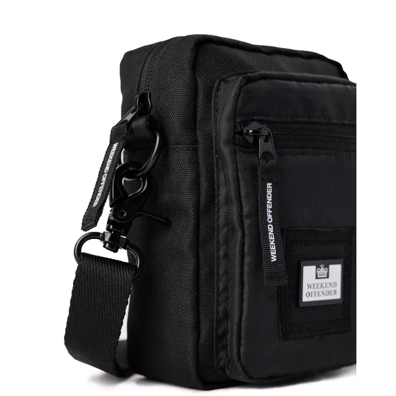 Small Crossbody Bag - black ripstop