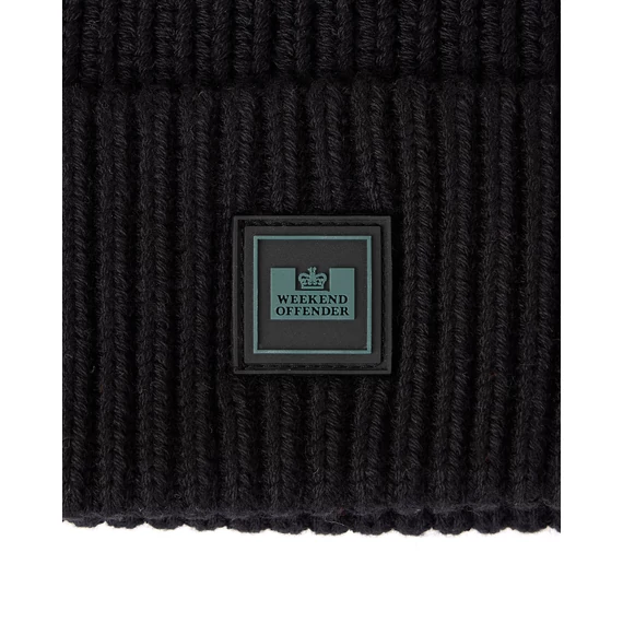 Kettama Rib Knit Beanie - Black
