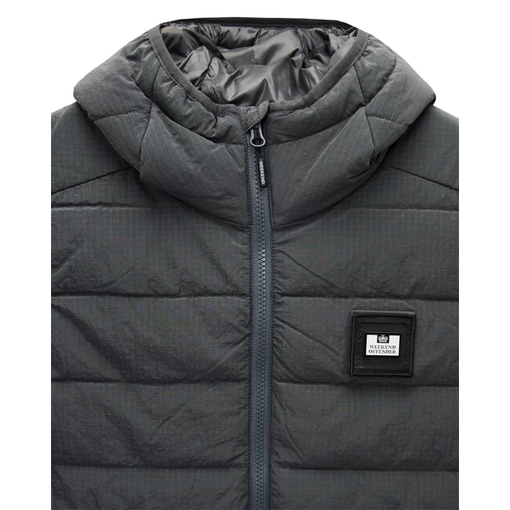 Toronto Hooded Gilet - Cyclone Grey