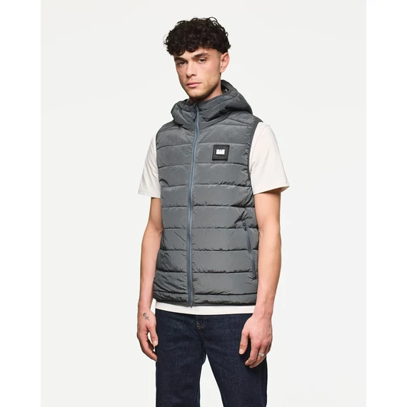 Toronto Hooded Gilet - Cyclone Grey