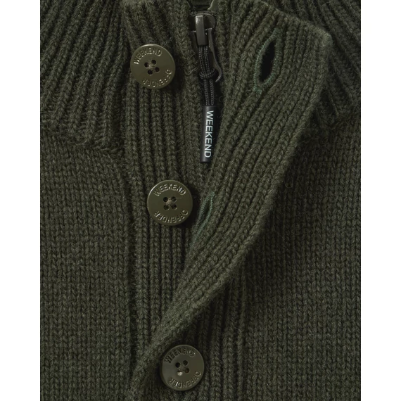 Castillos Wool Jumper - Black Forest Green