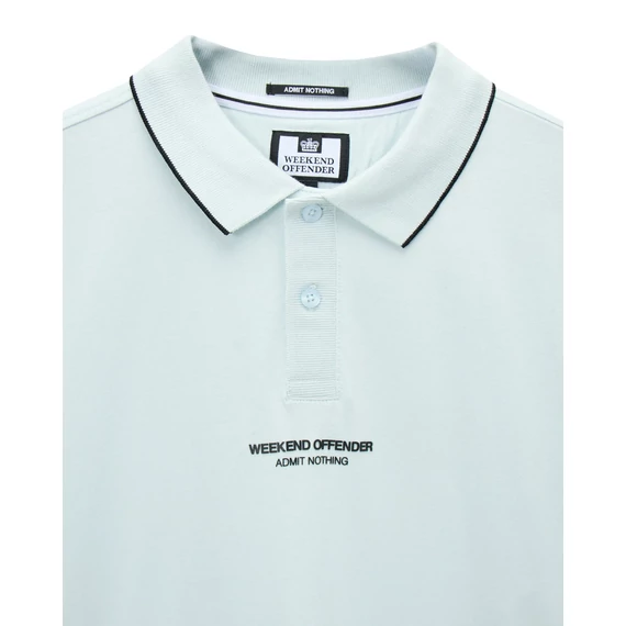 Hurley Polo Shirt - Sea Spray Blue/Black