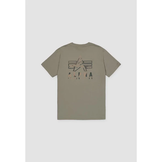 Camo Logo Puff Print BP T - olive