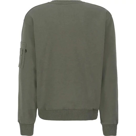 Embroidery Sweater - dark olive