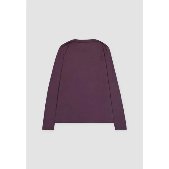 Basic T - LS - plum