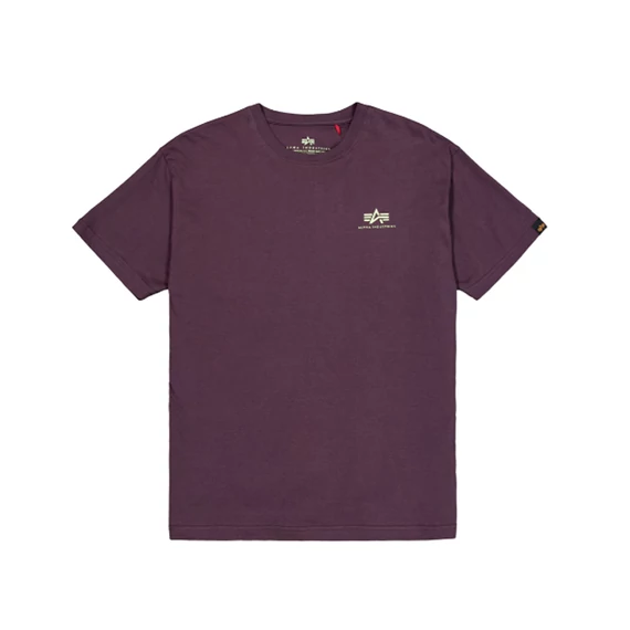 Backprint T - plum