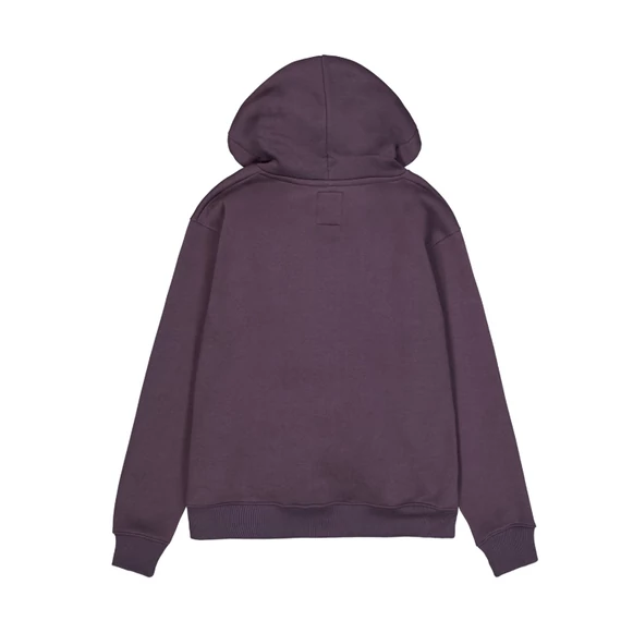 Basic Zip Hoody SL - plum